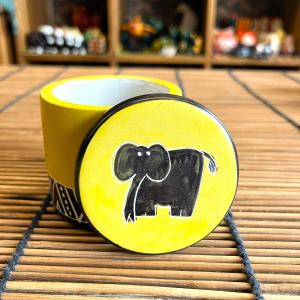 アフリカ ケニア ソープストーン 置物 サイ 7番 オブジェ 置物 民芸品