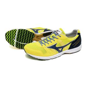 ランニングシューズ トレーニングシューズ 部活 ウエーブエンペラー ジャパン 4 イエロー ネイビー U1GD192021 スポーツシューズ