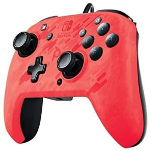 PDP Faceoff Deluxe+ Audio Wired Controller - Red Camo (並行輸入品) (赤)