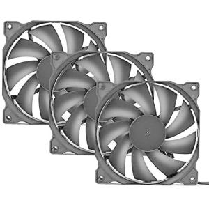 Novonest 120mm PCケースファン 静音タイプ 25mm厚 3ピン