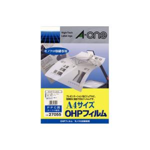 エーワン 27078 OHPフィルム インクジェットプリンタ用 A4判