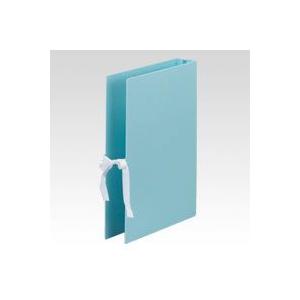 美濃商会　1536　K4R-EP 2穴　エコA-NERエィナーファイル　青　A4S型　樹脂ハトメ付（...