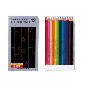 サクラクレパス　PFY12K　クーピー色鉛筆12色（紙箱入）｜tenbun