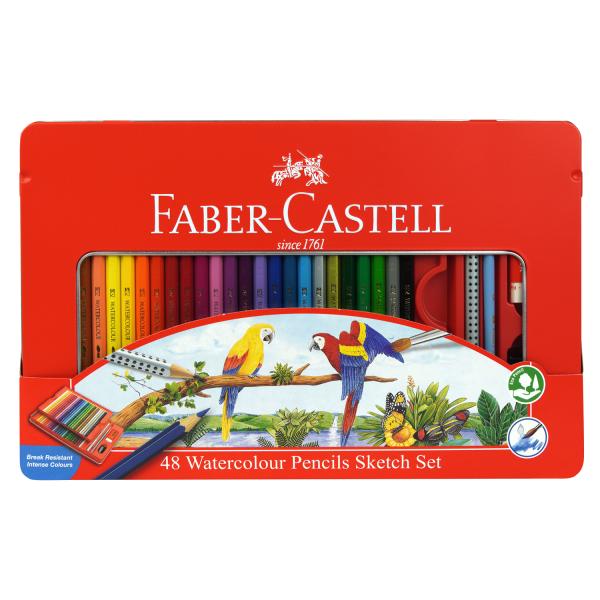 ファーバーカステル（FABER-CASTELL）　TFC-WCP/48C　水彩色鉛筆　48色セット