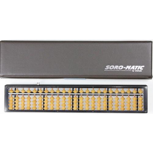 サクラクレパス（雲州堂）　USM-150T　そろばん　ソロマチック【ワンタッチご破算式】23桁　ツゲ...