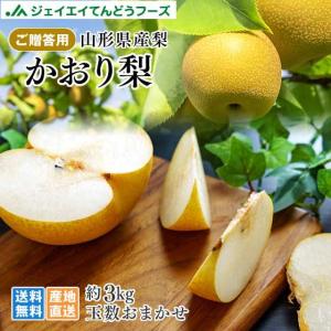 【予約商品】梨 和梨 『かおり梨』 約3kg  山形県産 なし　wn05