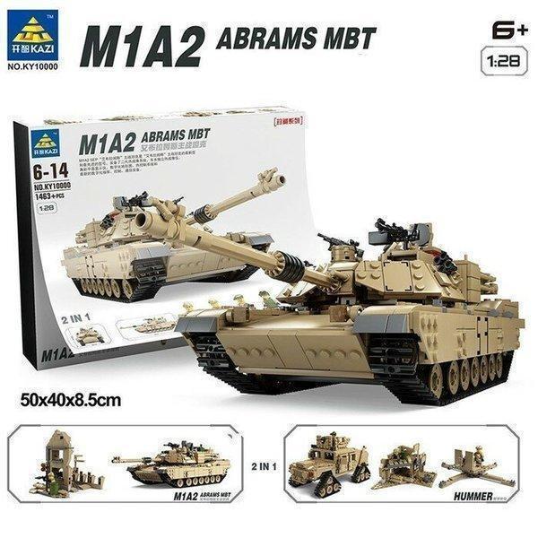 ブロック 互換 レゴ互換品 M1A2 戦車 おもちゃ ミリタリー ブロック エイブラムス ハマー 知...
