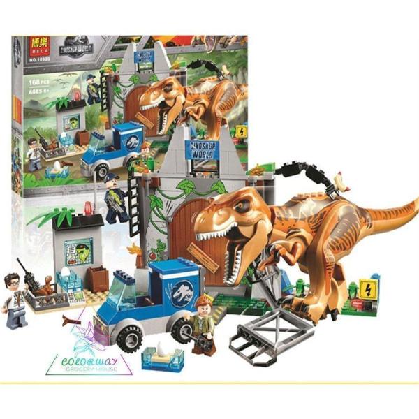 LEGO レゴ互換品 ブロック ジュラシックワールド 恐竜 ティラノサウルス 知育おもちゃ 玩具 遊...