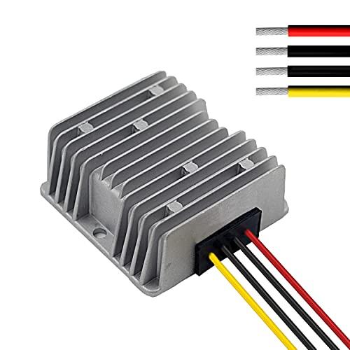 DC 12V to 12V 4A 自動車直流コンバータ密封防水 電圧安定化装置 サージプロテクタ電源...