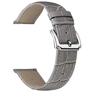 [BINLUN] 本革時計ベルト クイックリリース レザー腕時計バンド メンズ レディース 交換用 ウォッチベルト 12の色 (10mm, 12mm, 14mm, 15mm, 16mm, 17mm, 18mm,｜teniteni