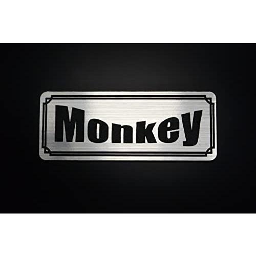E-201-2 Monkey 銀/黒 オリジナル ステッカー パーツ 外装 タンク テールカウル サ...