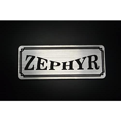E-16-2 ZEPHYR 銀/黒 オリジナル ステッカー 外装 タンク テールカウル サイドカバー...