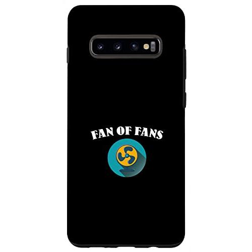 Galaxy S10* Fan Of Fans 駄じゃれ冷却装置ブロワー スマホケース