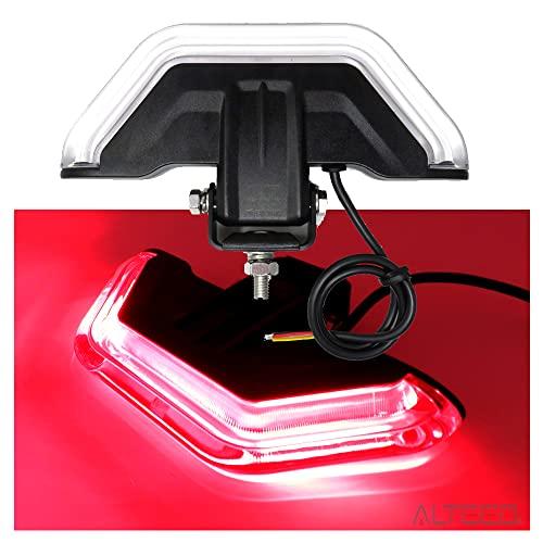 アルティード(ALTEED) COB LEDパトランプバー 半面照射フラッシュライトバー 赤色発光 ...