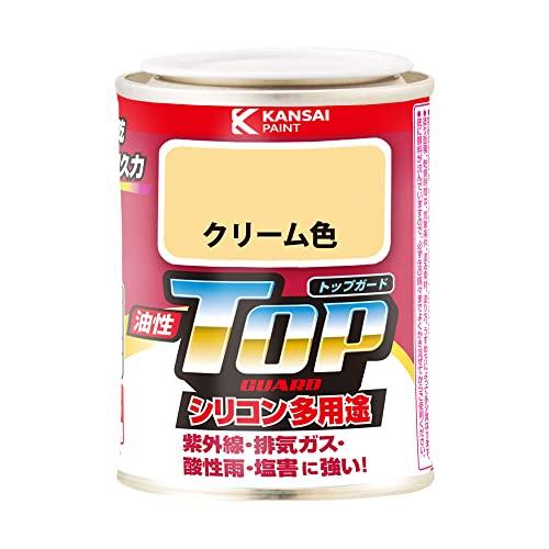 カンペハピオ ペンキ 塗料 油性 つやあり シリコン樹脂 多用途 超速乾 さび止め剤入り トップガー...