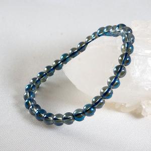 夢幻メノウ デザインブレスレットM2 内周約17cmその5 天然石