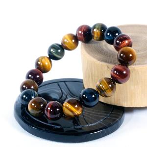 10月誕生石 希少 カラフルトルマリン φ6mmブレスレット パワーストーン