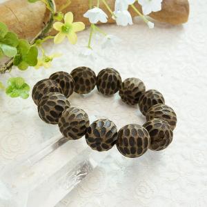 香木 沈香 (じんこう) アロマ 老沈香ブレスレット φ18mm