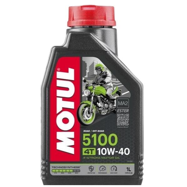 MOTUL (モチュール) 5100 4T MA2 10W40 バイク用化学合成オイル 1L 品番1...