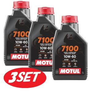 【お得な3本セット】104548 MOTUL (モチュール) 7100 4T MA2 10W60 1L バイク用100%化学合成オイル エンジンオイル｜てんこ盛り!