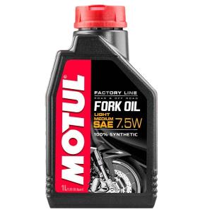 MOTUL (モチュール) FORK OIL FACTORY LINE LIGHT/MEDIUM フォークオイル ファクトリーライン ライト/ミディアム 7.5W 1L 品番105926｜てんこ盛り!