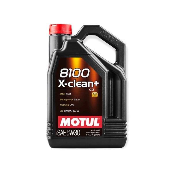 MOTUL（モチュール）8100 X-clean＋ 5W30 5L 100％化学合成 ガソリン/ディ...