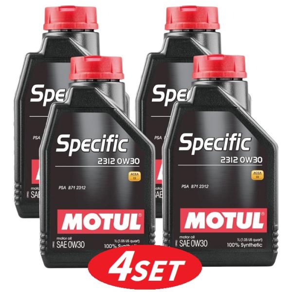 【お得な4本セット】106413 MOTUL モチュール SPECIFIC 2312 0W30 1L...