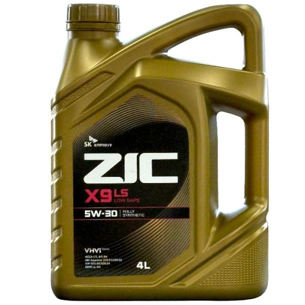 【4L】SK ZIC 5W-30 X9 LSエンジンオイル ACEA:C3適合 全合成油 VHVI(...