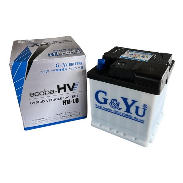 HV-L0 G&amp;Yu LN0 ハイブリッド車補機用バッテリー グローバルユアサ ecoba-HV エ...