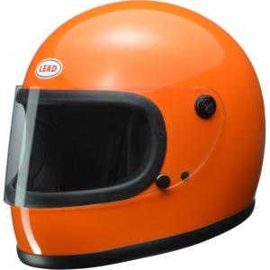 【オレンジ】RX-200R リード工業 バイク用 フルフェイス ヘルメット オレンジ フルフェイス ビンテージ リバイバルモデル レトロ ビンテージ