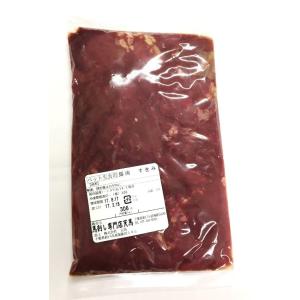 【国産】馬肉 すきみ 300g ペット生食用の詳細画像1