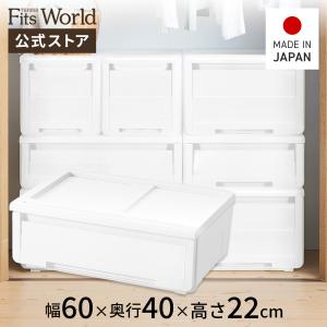 ◇6/9（日）0:00〜23:59 全品15％OFFクーポン配布中◇収納ケース 衣装ケース プロフィックス カバゾコ モノ 60 ホワイト 天馬