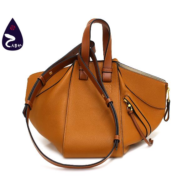 【質Shop天満屋】【美品】LOEWE(ロエベ) カーフ ハンモックバッグ スモール 2WAYバッグ...
