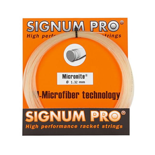 送料 240円 シグナムプロ マイクロナイト（1.27mm / 1.32mm）12mカット 硬式テニ...
