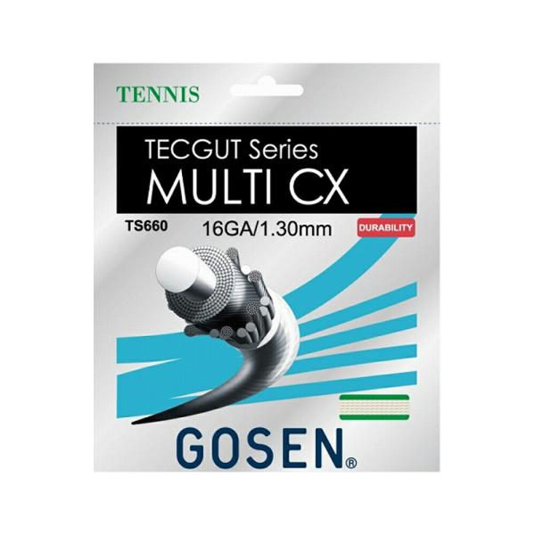 送料 240円 ゴーセン テックガットシリーズ マルチ CX（1.24mm / 1.30mm） 12...