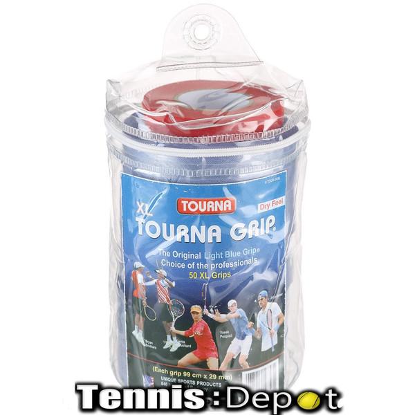 【50本入】トーナ グリップ ドライ XL オーバーグリップ 50本入り　Tourna Grip D...