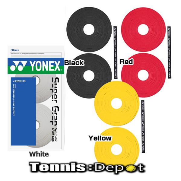 ヨネックス ウェットスーパーグリップテープ 30本入り YONEX SUPER GRAP AC102...