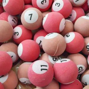 ビリヤード グッズ 雑貨 プレゼント イベント 卒業 部活 ギフト 記念品 学校 ビリヤードボール型　スーパーボール　１個　