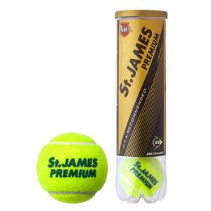 ダンロップ（DUNLOP）テニスボール セント・ジェームス・プレミアム（St.JAMES PREMIUM）4球入ボトル｜tennis-lafino