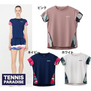 2024 Admiral アドミラル テニスウェア レディース シェイプスイッチグラフィックTシャツ (ATLA403)の商品画像