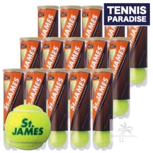 DUNLOP ダンロップ テニスボール セント・ジェームス / St.JAMES 1ケース (4個入×15缶=60球) (STJAMESJ4DOZ)｜tennis-paradise