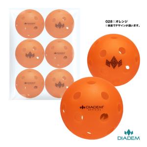 ダイアデム DIADEM ピックルボール オフィシャル ピックルボール インドア用 6個入 OFFICIAL PICKLEBALL INDOOR BALL 6PK TPB006｜tennis-station