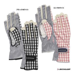 ダンロップ DUNLOP  レディス グローブ（ネイルスルータイプ）（両手セット） TGG-0462W｜tennis-station