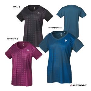 ダンロップ DUNLOP テニスウェア レディス ゲームシャツ DAP-1362W｜tennis-station