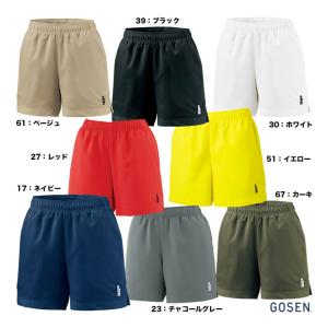 【ポイント10％】ゴーセン GOSEN テニスウェア レディス ハーフパンツ PP1601｜tennis-station