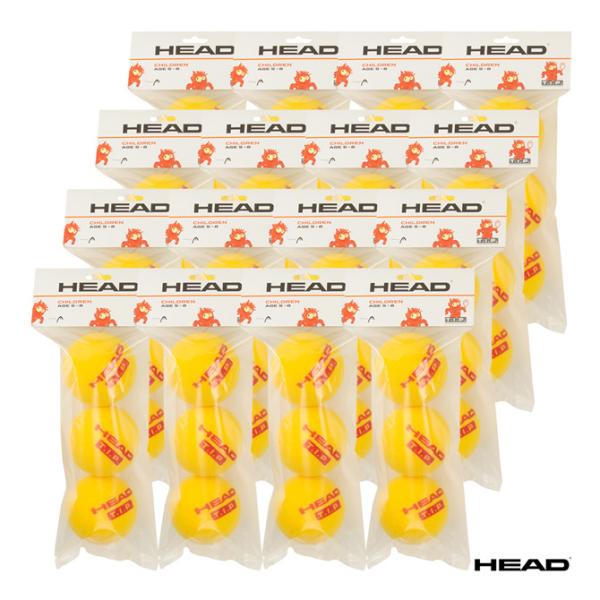 ヘッド HEAD テニスボール T.I.P.レッド -フォームボール 1箱（16ポリバッグ/48球）...