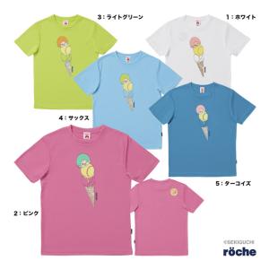 ローチェ roche テニスウェア ユニセックス モンチッチ×roche コラボTシャツ M0069｜tennis-station