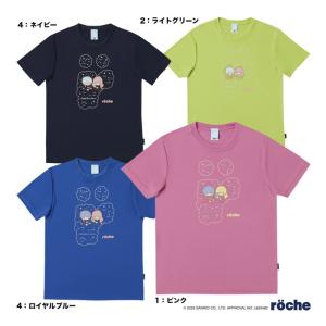 ローチェ roche テニスウェア ユニセックス サンリオキャラクターズ×roche コラボTシャツ S0008 リトルツインスターズ キキララ｜tennis-station