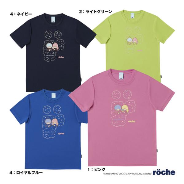 ローチェ roche テニスウェア ユニセックス サンリオキャラクターズ×roche コラボTシャツ...