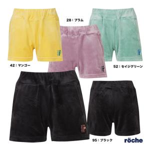 たけ出品 ローチェ roche テニスウェア レディス ベロアショートパンツ 259516